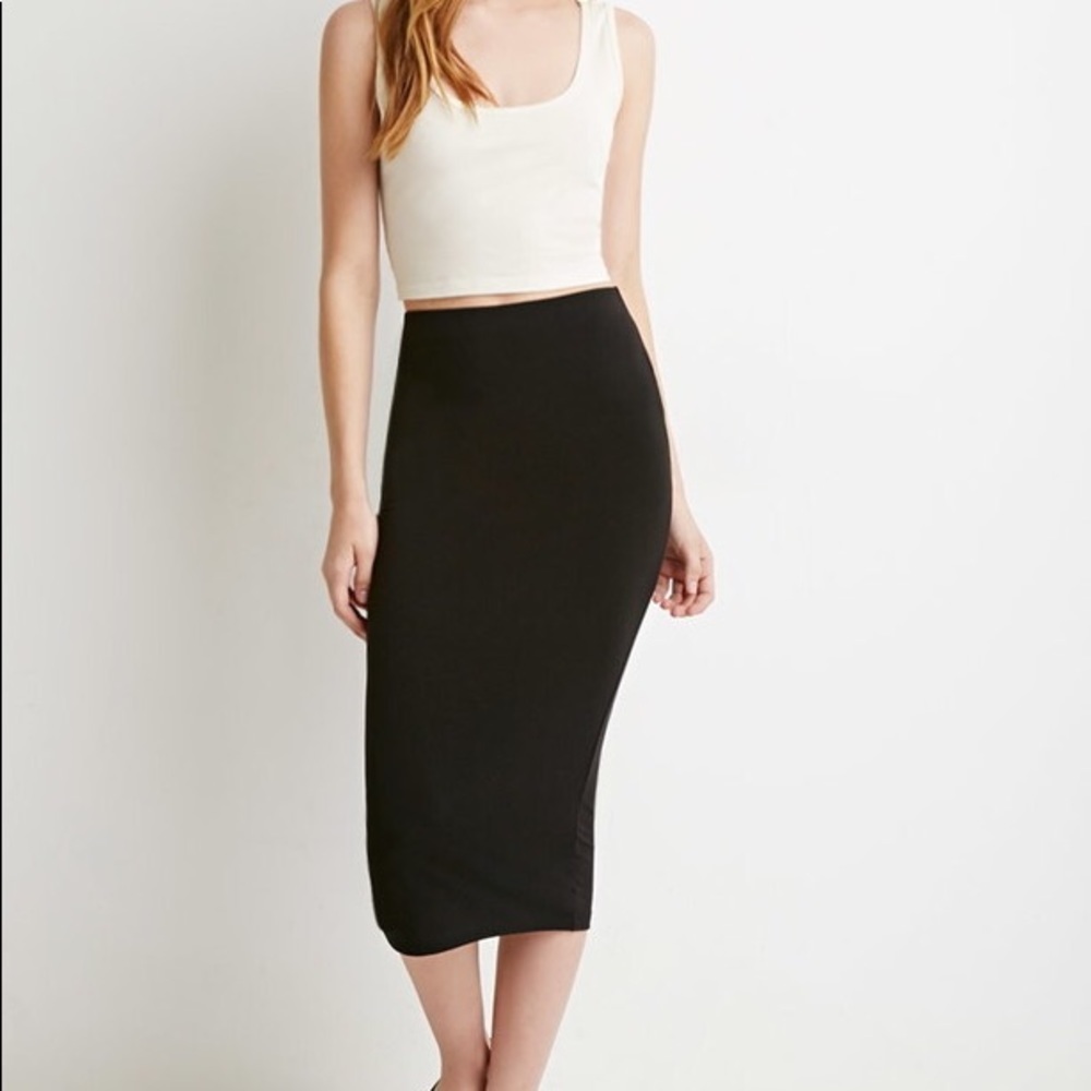 Black Long skirt